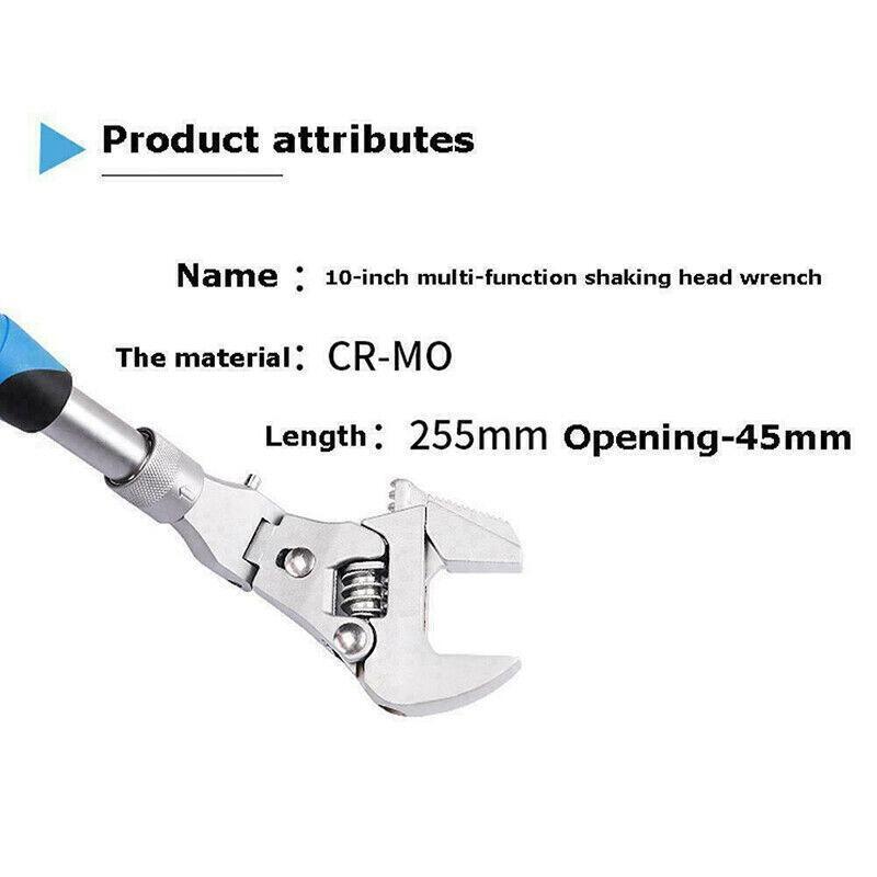 Новый 5 в 1 Динамометрический ключ Трещотка 180 градусов Регулируемый ключ-трещотка Новый Набор ключей Ручной инструмент