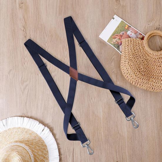 Регулируемые подтяжки унисекс с 2 пряжками, нескользящие съемные X-задние зажимы для рубашки, эластичные подтяжки, аксессуары для одежды