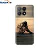 Чехол для мобильного телефона Для Poco X6 Pro Чехол-крышка Милые Прозрачные Мягкие Силиконовые Чехлы Для Poco X6 Pro Чехол PocoX6 Pro Задняя Крышка Fundas