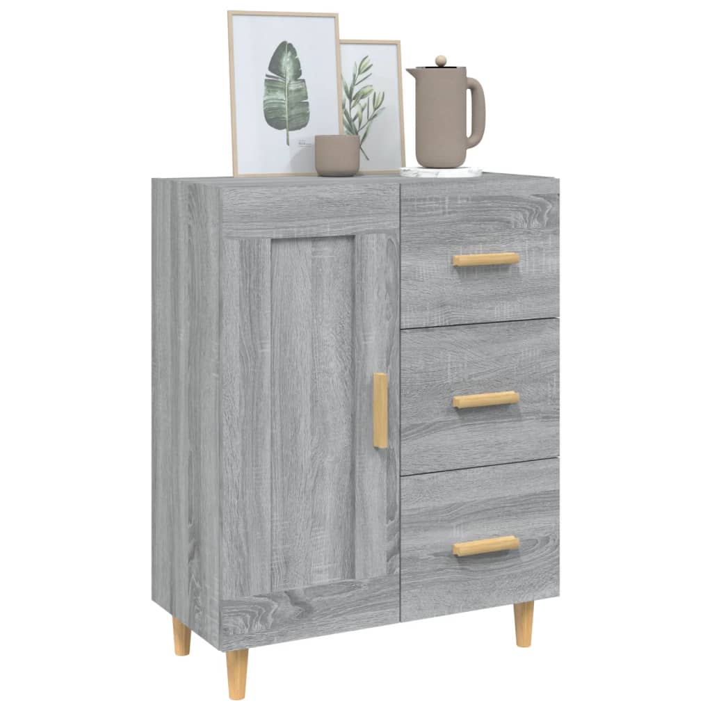 Sideboard Gray Sonoma 69.5 x 34 x 90 cm Particleboard