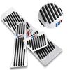 Car Sticker 2025 Hot 2Pcs Car Logo Door Pedal Cover Alloy Door Pedal Cap Accessories For BMW E46 E90 E60 F30 F10 E39 E36 F20 E87