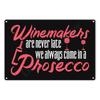 Prosecco Vintage Poster Cocktails Metal Tin Signs Pub Bar Decoration Prosecco Princess Wall Art Decor