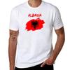 Albania Albanian Flag Flag Tshirt Work Wear Breathable Tee Tshirt