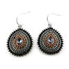 [N0747] - 'Altaï' Black Gray Designer Earrings