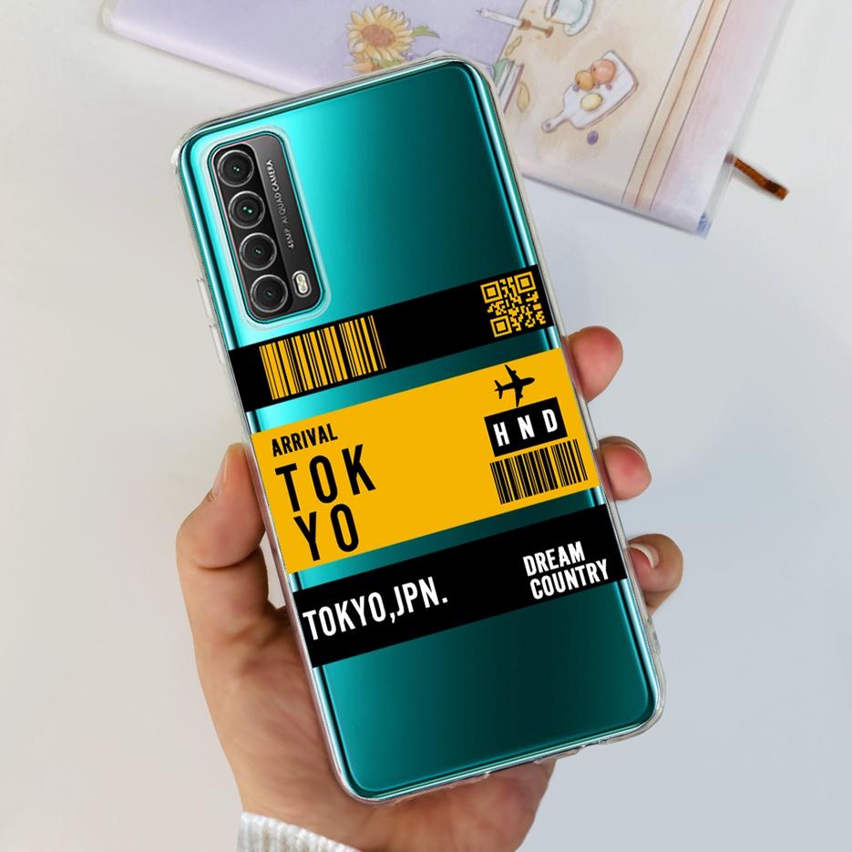 Для Huawei P Smart 2021 Чехол PPA-LX1 PPA-LX2 Новый Модный Расписной Чехол Мягкий ТПУ Чехол для Телефона Для Huawei Y7a Psmart 2021 Coque Capa
