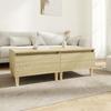819507 vidaXL Side Tables 2 Pcs Sonoma Oak 50x46x35 Cm Engineered Wood