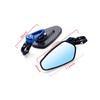 2024 New Motorcycle Rearview Mirror Carbon Fiber Pattern Handlebar Mirror Modified Inverted Rear Mirror Motorbike Accessories