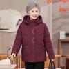 Mooou Women's Mid-Length Winter Padded Jacket for Middle-Aged & Elderly