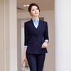 Женский приталенный формальный костюмный комплект 2024: Осень/Зима Деловая одежда