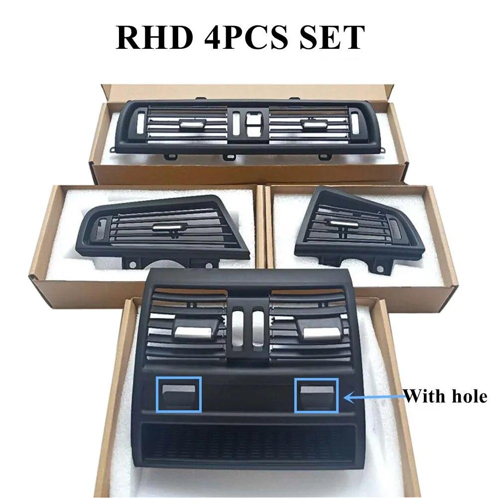 Автомобильный салон центральный задний кондиционер вентиляционная решетка воздухозаборник крышка комплекты для BMW 5 серии F10 F11 520 525 530 535