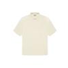 Fear of God Essentials Короткий рукав Поло SS21 С Логотипом на Спине Унисекс Топы Цвет Сливочный Крем FOG-SS21-552