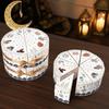 10 Pieces/Bag Paper Ramadan Gift Packaging Box Triangular Cookie Candy Treat Box Photo Props