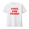 Vote For Pedro T Shirt Mens 100 Cotton  vintage Washed Slightly graphic Unisex Soft homme Versatile streetwear