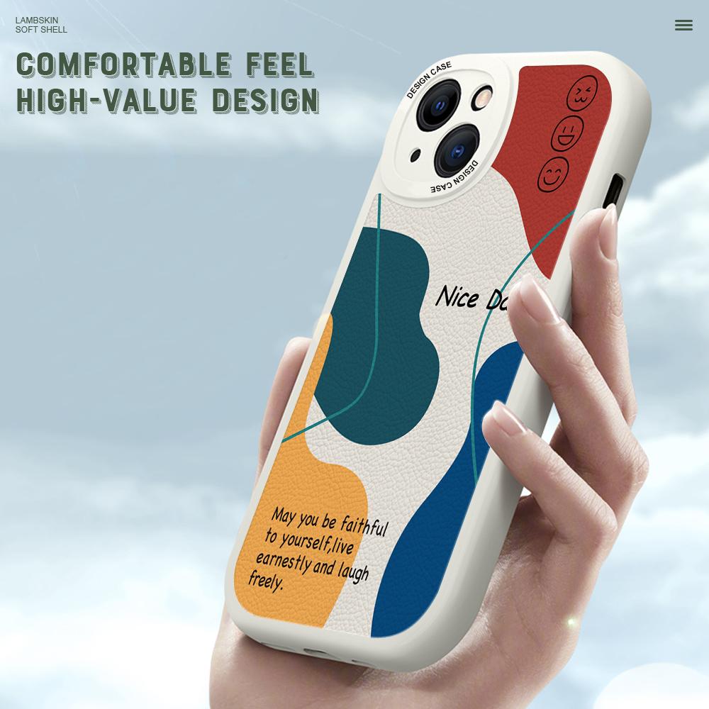 Прекрасный тонкий кожаный чехол с рисунком улыбки из искусственной кожи, чехол для телефона для Huawei Honor Infinix iPhone Vivo