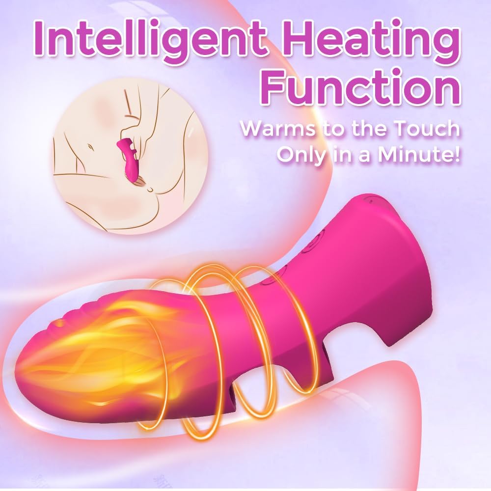 Вибратор для пальцев, секс-игрушки для взрослых, игрушки для взрослых с 10 вибрациями и функцией подогрева, вибраторы-бабочки для клиторальной точки G и сосков