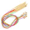 12Pcs Circular Needle DoublePointed Bamboo Tube Connection Crochet Needlework Accessories(Color