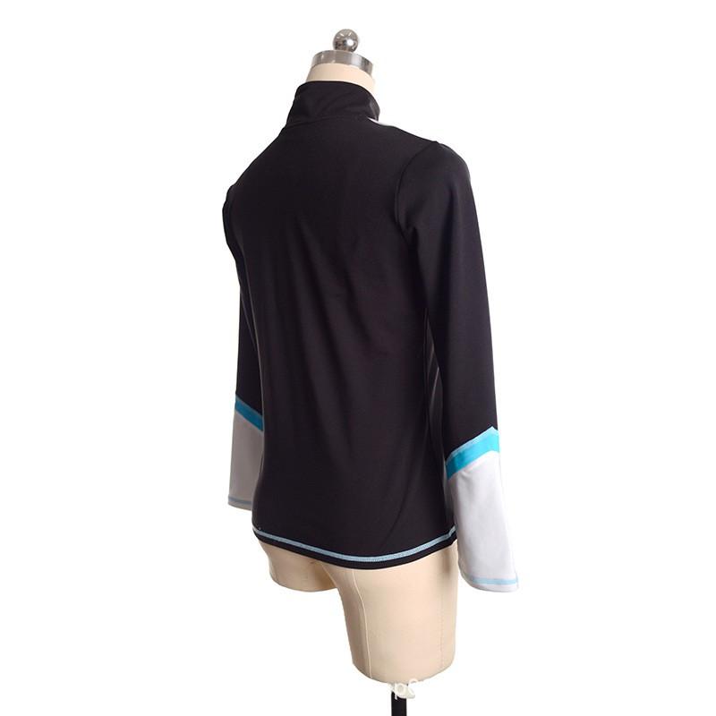 Womens Figure Skating Jacket With Colorblock Design Fleece-Lined 20 Color Options Lightweight Performance Wear Practice