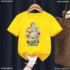 2025 New Dandys World T-Shirt Summer Round Neck Cartoon Game Boys/Girls T Shirts Kids Short Sleeve Tees Boys Girls Anime Tops