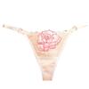 Женские стринги, вязаные, облегающие, соблазнительные, шикарные, тонкие, интимные, с цветочной вышивкой для медового месяца