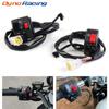 Motorcycle 7/8" 22mm Handlebar Control Switch Horn Turn Signal Electric Fog Lamp Light Start Handlebar Controller Switch