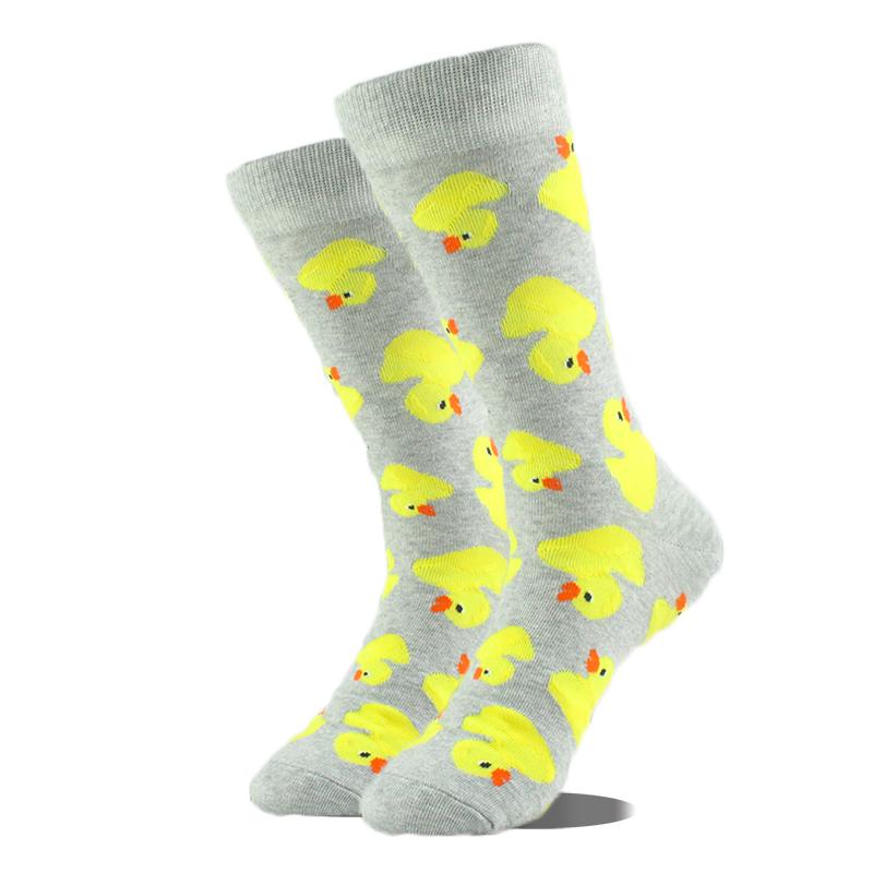 Happy Design Funny Socks Men Unisex Sheep Beer Dinosaur Pattern Sokken Divertidos Jacquard Calcetines Unisex Hip Hop Skateboard