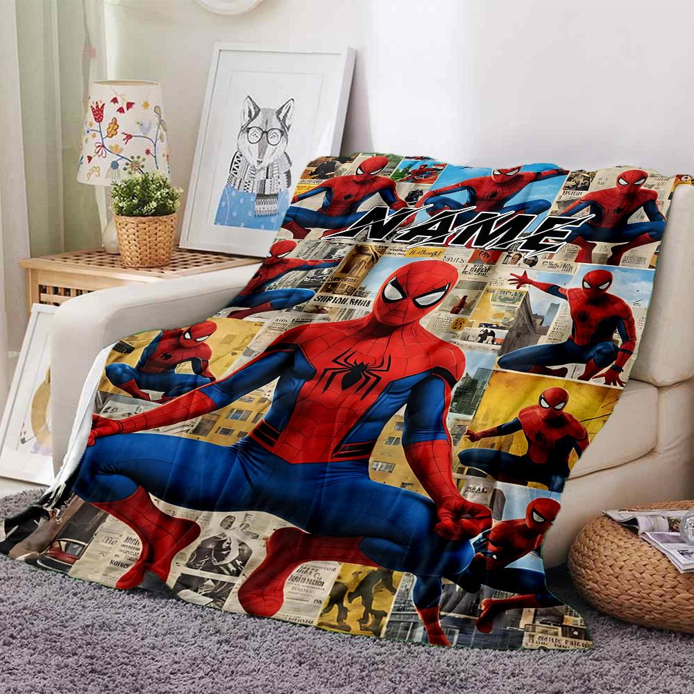 Custom Name Wolverine Superhero Artwork blanket for Couch & Bed, Plush Cozy Fuzzy Blanket Super Soft & Warm Blankets for Fall and Winter. 09088