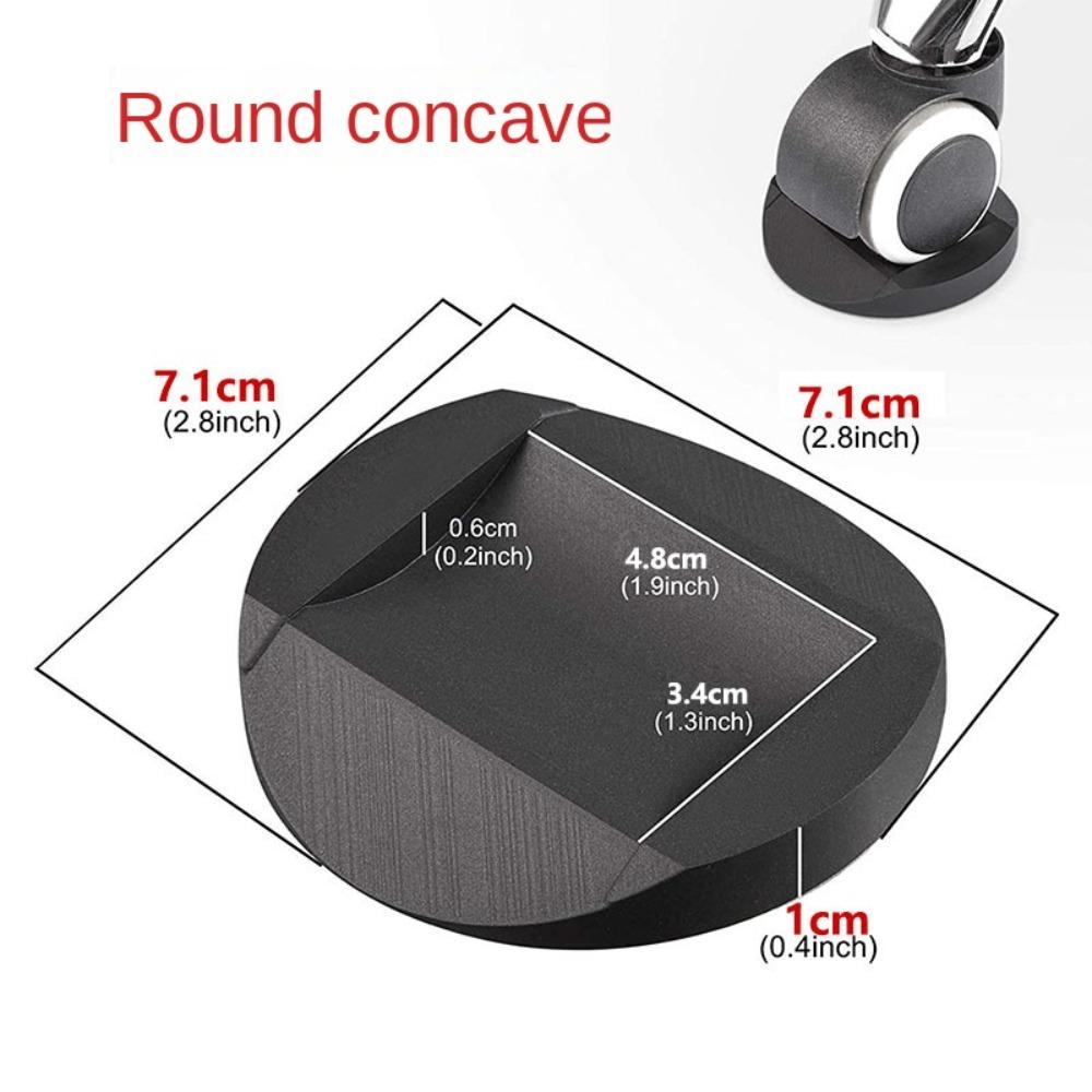 Non-slip Furniture Caster Cups Wheel Holder Anti Vibration Pad  Refrigerator Bed