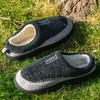 Outdoor Memory Foam Slippers Winter Warm Non Slip Massage Furr Lined Soft Comfort for Men