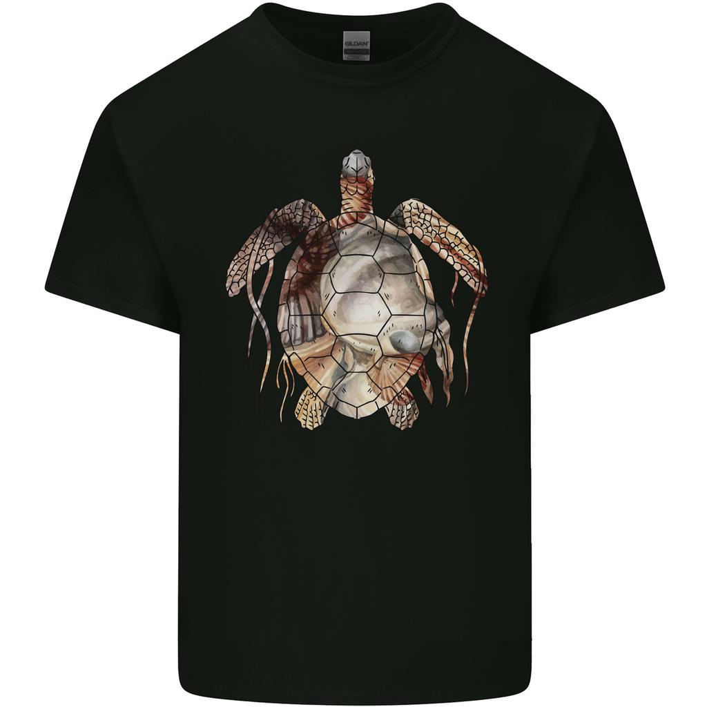 Turtle Art Unisexs Light Cotton TShirt