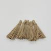 Handmade Natural 13Cm Hemp Rope Fringed Primary Color Hemp Thread Spike Diy Hand-Woven Bookmark Sachet Pendant Decoration