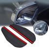2Pcs Car Rear View Mirror Rain Shield Carbon Fiber Look Visor Sun Shade