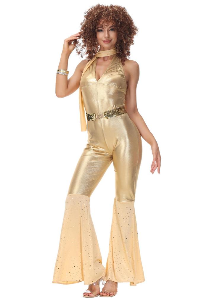 Hippie Halloween Costume - Retro 70s Masquerade Disco Outfit