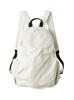 Emi Eco Gathered Body Backpack 13WGB239304 OWHT F Water-Repellent Women's