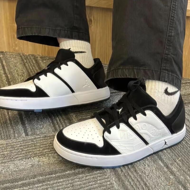 (GS) Air Jordan Nu Retro 1 Low 'Белый Черный' Детские FB4412-100