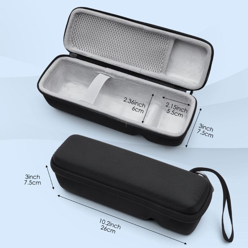 Жесткий кейс из ЭВА для Power Bank 27650 и 24000 мАч, сумка для хранения, ударопрочный жесткий бокс, чехол для хранения с сетчатым карманом