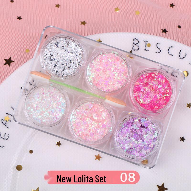 Bling Eye Makeup Stickers: Glitter Stars & Pearlescent Gel Eyeshadow for Fairy Stage Sparkle