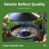 Rainproof Bird Food Dispenser Iron Bird Feeding Tray Garden Decor Bird Feeder  Hummingbird