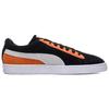 Puma Замшевые Классические Повседневные Универсальные Низкие Кроссовки Унисекс Кроссовки Черно-Оранжевые 365347-78