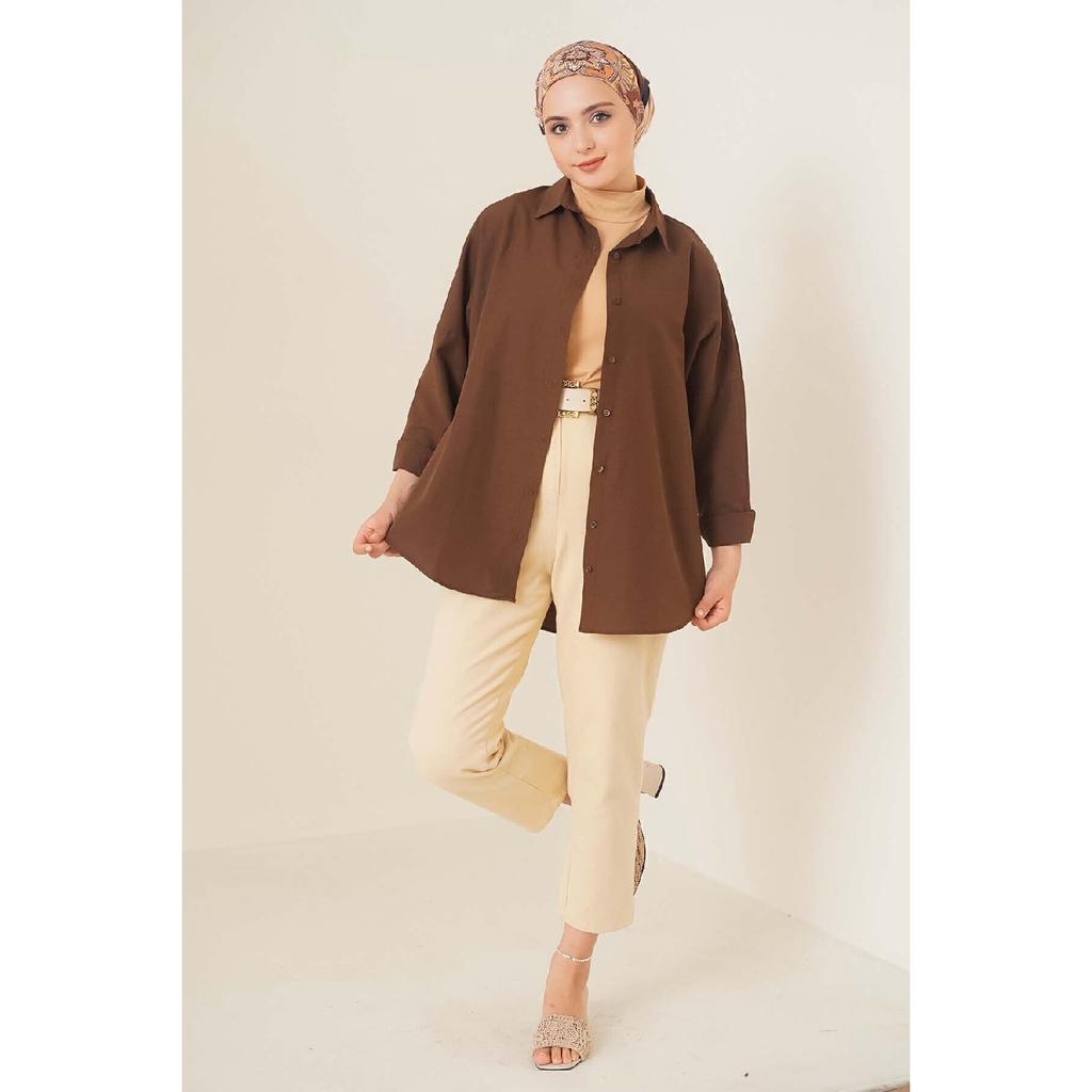 Oversize Basic Shirt Green