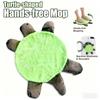 Turtles Floor Foot Mop Double Side Cleaning Pad For Easy Floor Maintenance Dust Hair Pickup Washable for Various Floor