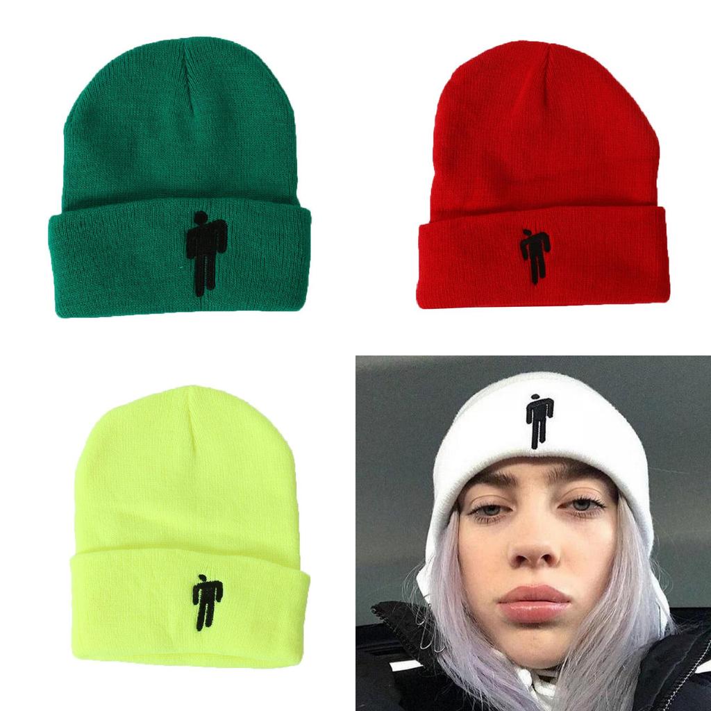Шапка для косплея Billie Eilish Крутые узоры и удобный материал для всех фанатов