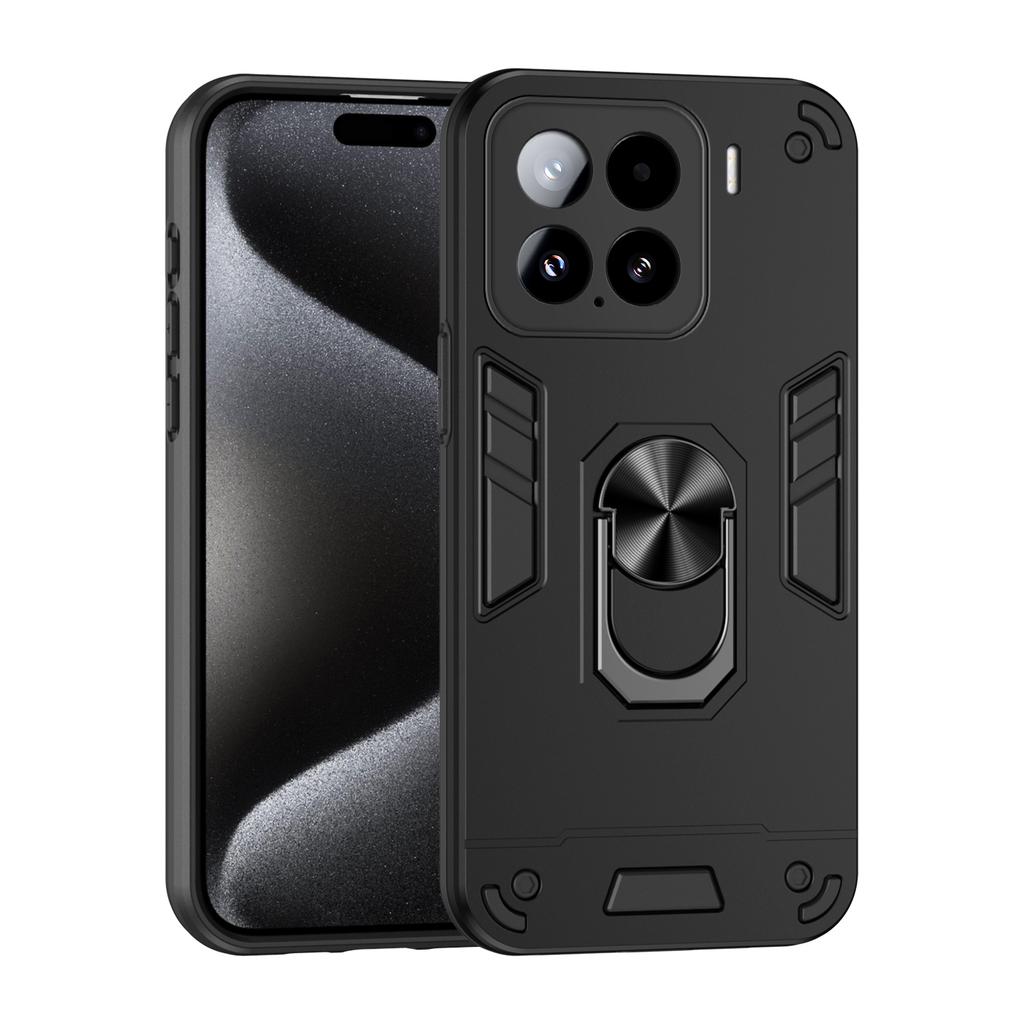 Чехол военного класса для Xiaomi 17T 15T Pro Mi 15 5G Защитная крышка Ударопрочный Держатель-кольцо Подставка Fundas Coque