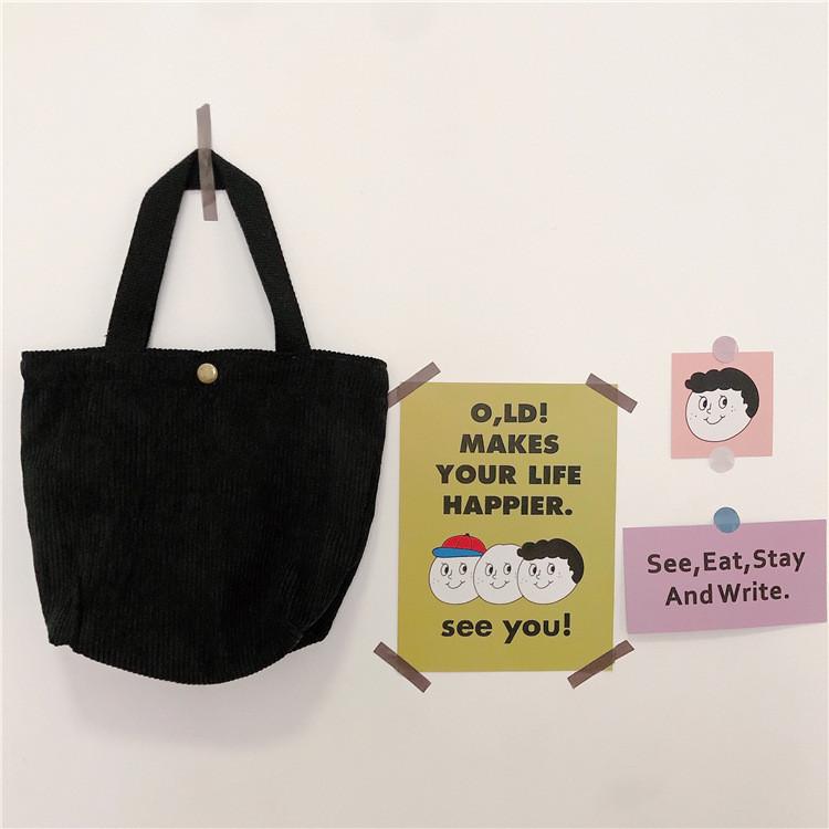 Шикарная вельветовая сумка-тоут для женщин, мягкая хлопковая ткань, винтажный стиль