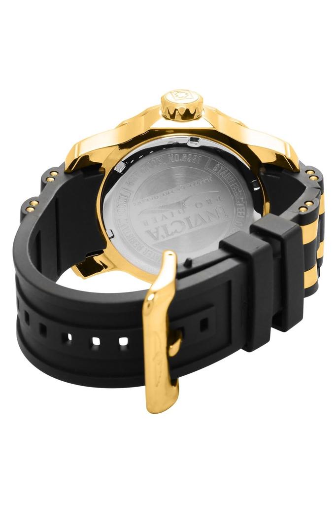 Pro Diver Quartz 48 мм корпус золото черный нержавеющая сталь полиуретановый ремешок черный циферблат 6991 [Invicta] мужские [Товар]