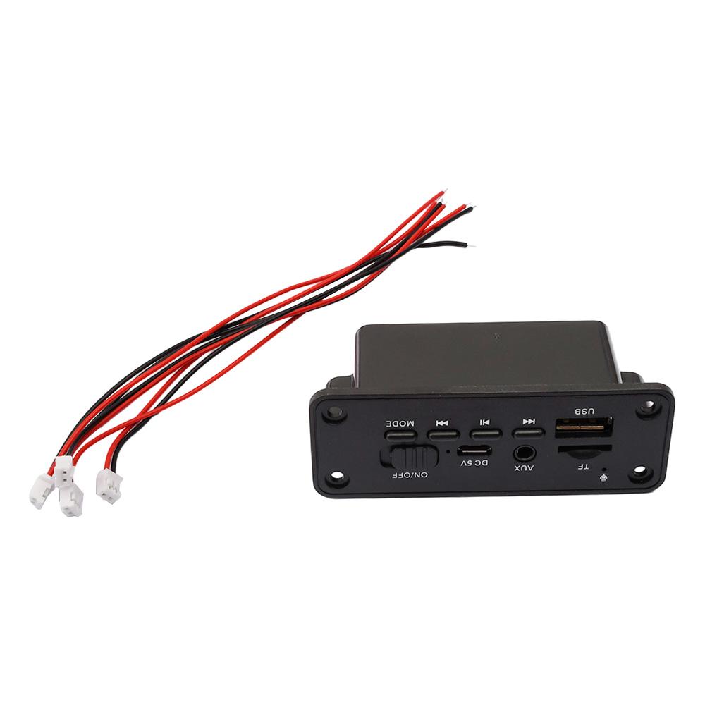 5V Bluetooth MP3/WMA/WAV Декодер Плата Аудио Модуль 2*3Вт Усилитель Беспроводной USB TF Радио AUX FM MP3 Плеер Для Автомобиля Аксессуар