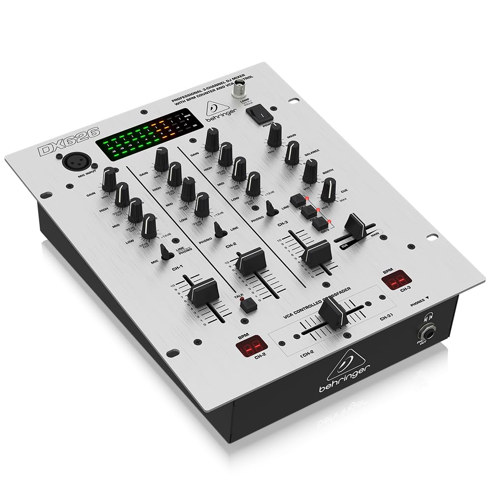 Behringer DJ Mixer 3ch BPM Counter PRO MIXER DX626