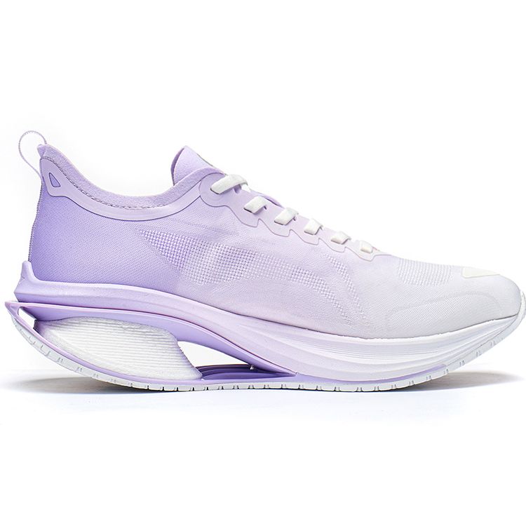 Кроссовки Li Ning Wu Shi 5S 3.0 универсальные нескользящие износостойкие дышащие низкие женские кроссовки фиолетово-белые ARST002-3