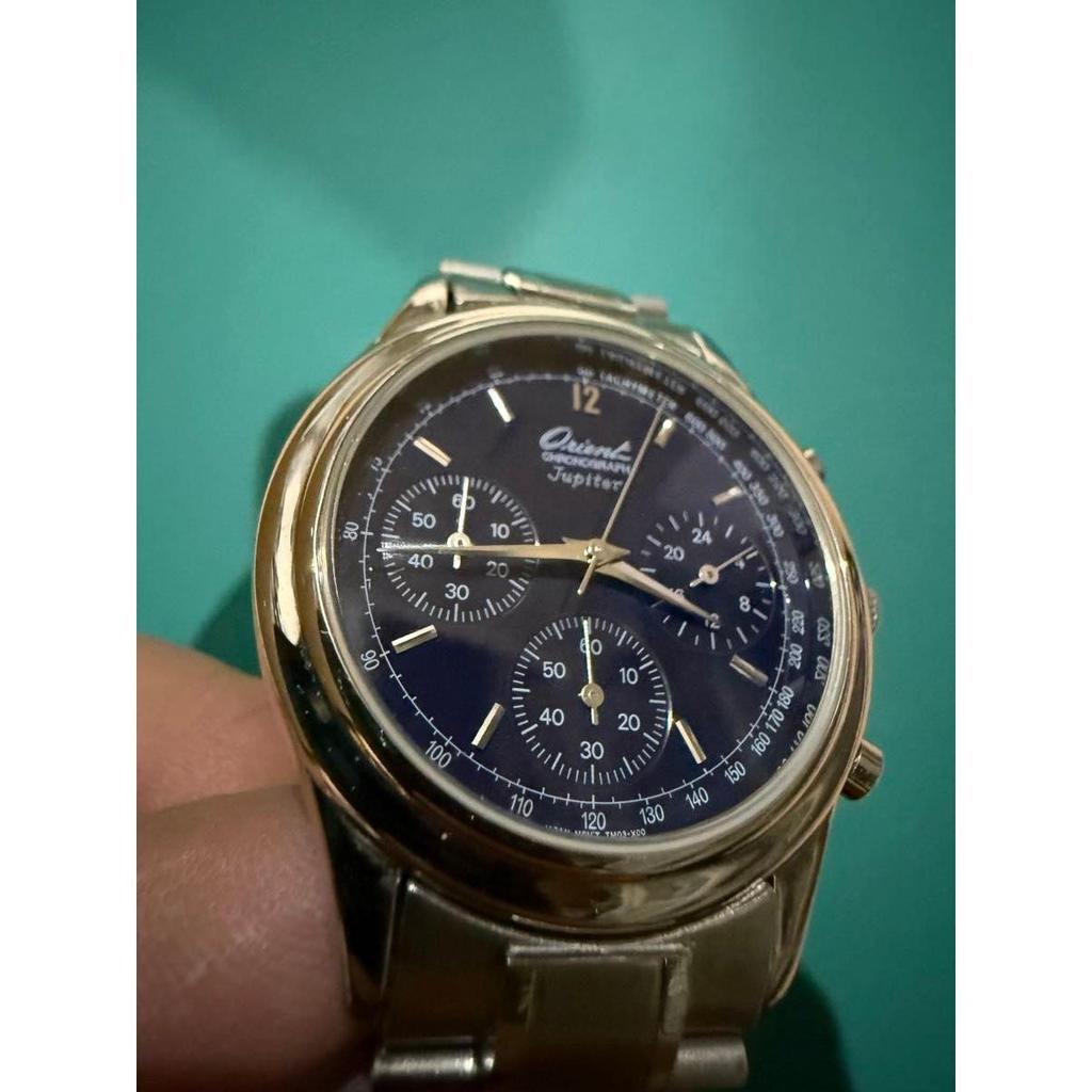 Б/у аналоговые часы-хронограф ORIENT jupiter NIVY PF02-C0CS