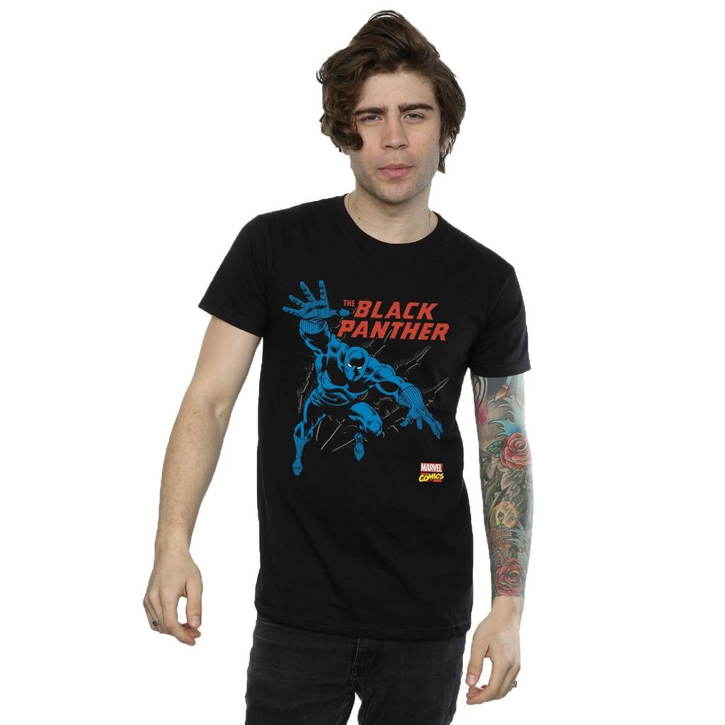 Marvel Mens Black Panther T-Shirt