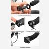 Riding Bar End Rear View Mirror Adjustable HD Glass Convex Lens Stable Structure Safe Cycling Rearview Mirror Ideal for Outdoor